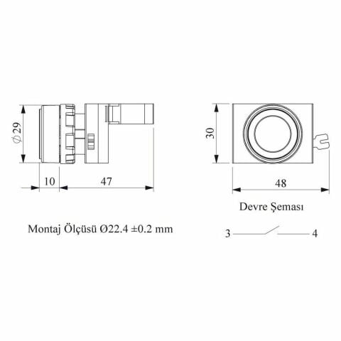 EMAS CM100DS C SOMUNLU METAL START SARI