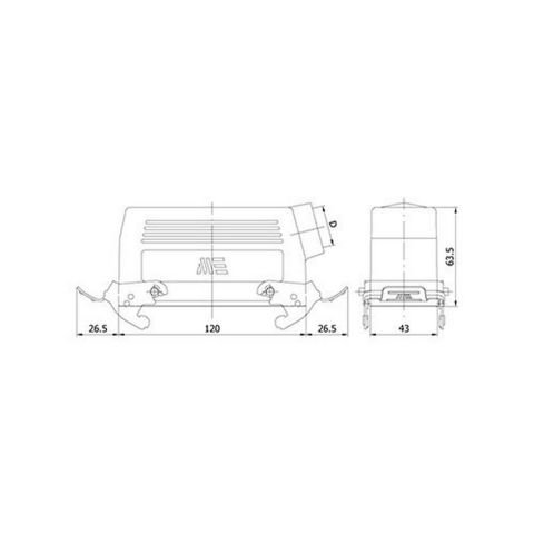 METE ENERJİ 24X16A. ÇOKLU UZATMA PRİZİ METAL MANDALLI CONTALI 403045S