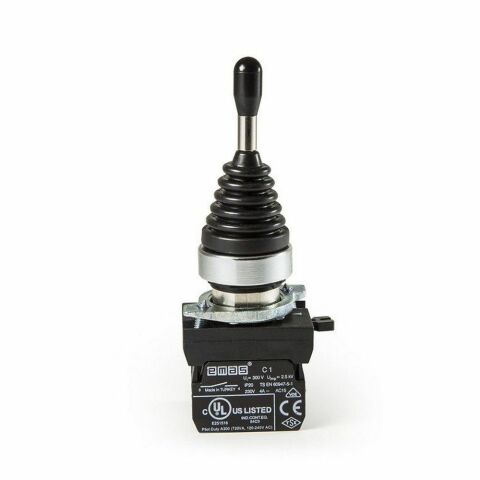 EMAS CM101DJ20 C SOMUNLU METAL JOYSTİK 2 POZ KALICI