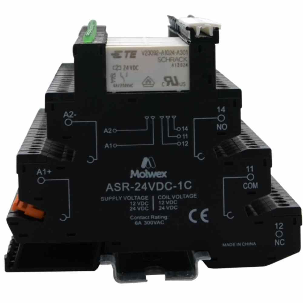 MOLWEX DS2.5 2.5 MM², YEŞİL, PUSH-İN, 1 GİRİŞ-1 ÇIKIŞ KLEMENS MOLWEX 160 012