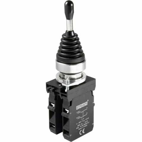 EMAS CM101DJ21 C SOMUNLU METAL JOYSTİK 2 POZ DÖNÜŞLÜ