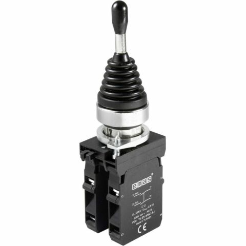 EMAS CM101DJ21 C SOMUNLU METAL JOYSTİK 2 POZ DÖNÜŞLÜ