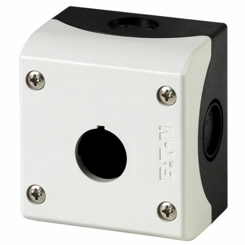 EATON 216535 BUTON AKSESUARI: BUTON KUTUSU, 1'Lİ, GRİ/SİYAH