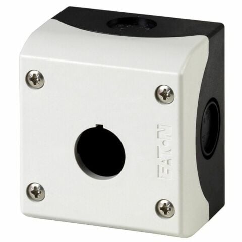 EATON 216535 BUTON AKSESUARI: BUTON KUTUSU, 1'Lİ, GRİ/SİYAH