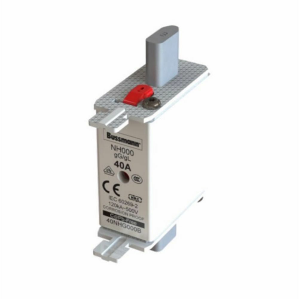 EATON 40NHG000B NH SİGORTA 00(000)-BOY, GG/GL, 500V, 120KA - 40 A