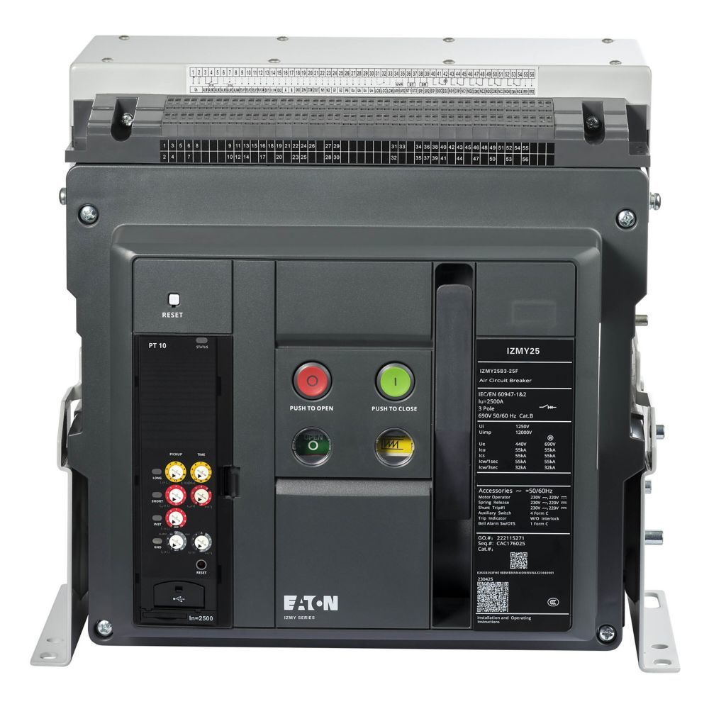 EATON IZMY25N3-20F Açık Tip Şalter (LSI Koruma) 3x2000A 66kA