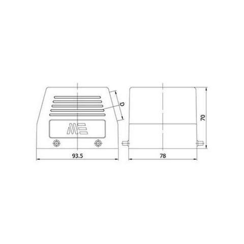 METE ENERJİ 32X16A. ÇOKLU UZATMA PRİZİ YANDAN GİRİŞLİ 403053