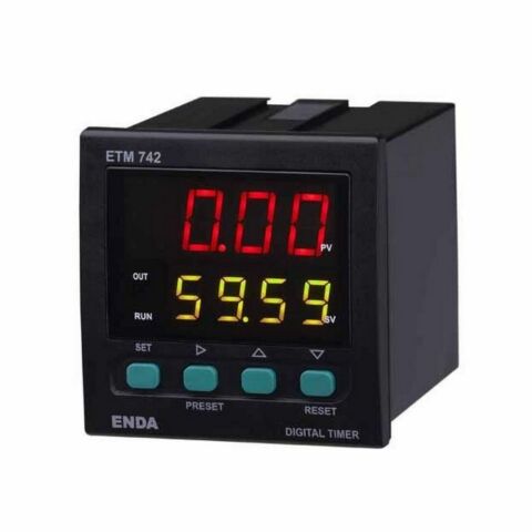 ENDA ETM742 SM 9-30VDC/7-24VAC DİJİTAL ZAMAN RÖLESİ 72X72