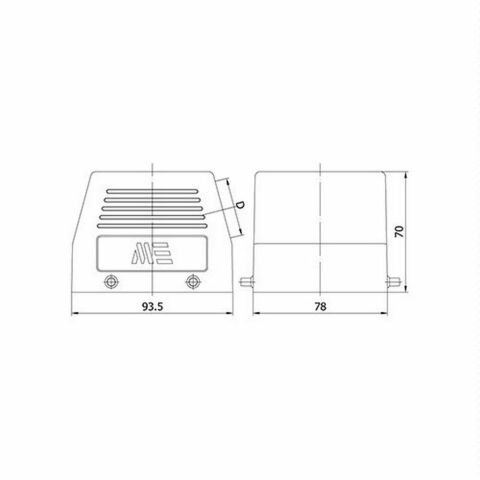 METE ENERJİ 32X16A. ÇOKLU UZATMA FİŞİ YANDAN GİRİŞLİ 403055