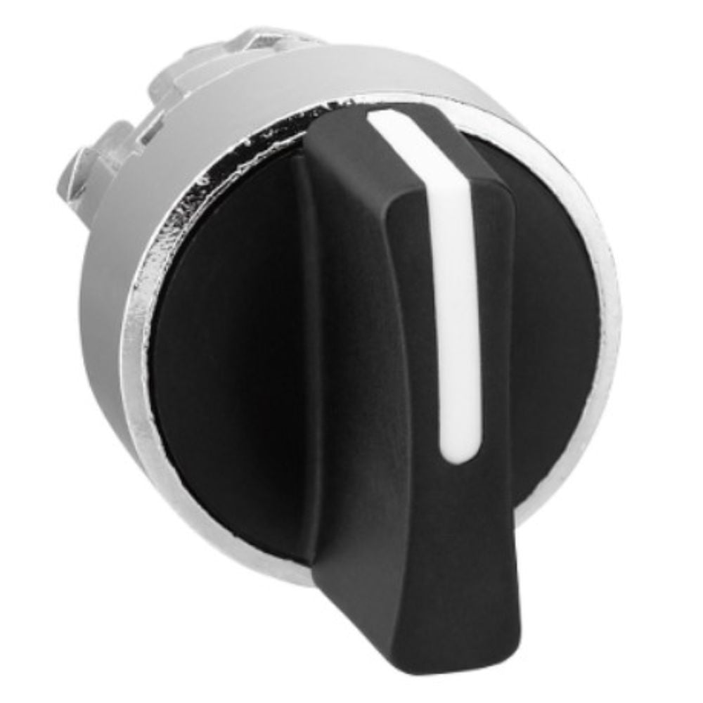 SCHNEIDER SİYAH MANDAL BUTON BAŞLIĞI Ø22 3 KONUMLU YAYLI DÖNÜŞ ZB4BD7