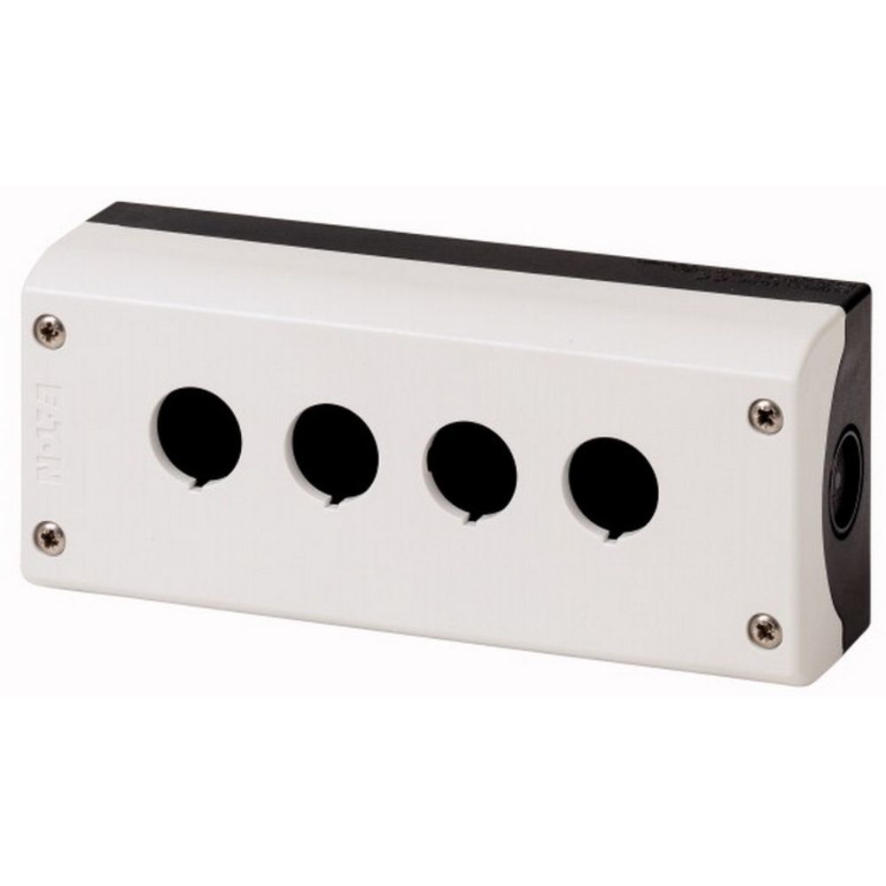 EATON 216539 BUTON AKSESUARI: BUTON KUTUSU, 4'Lİ, GRİ/SİYAH