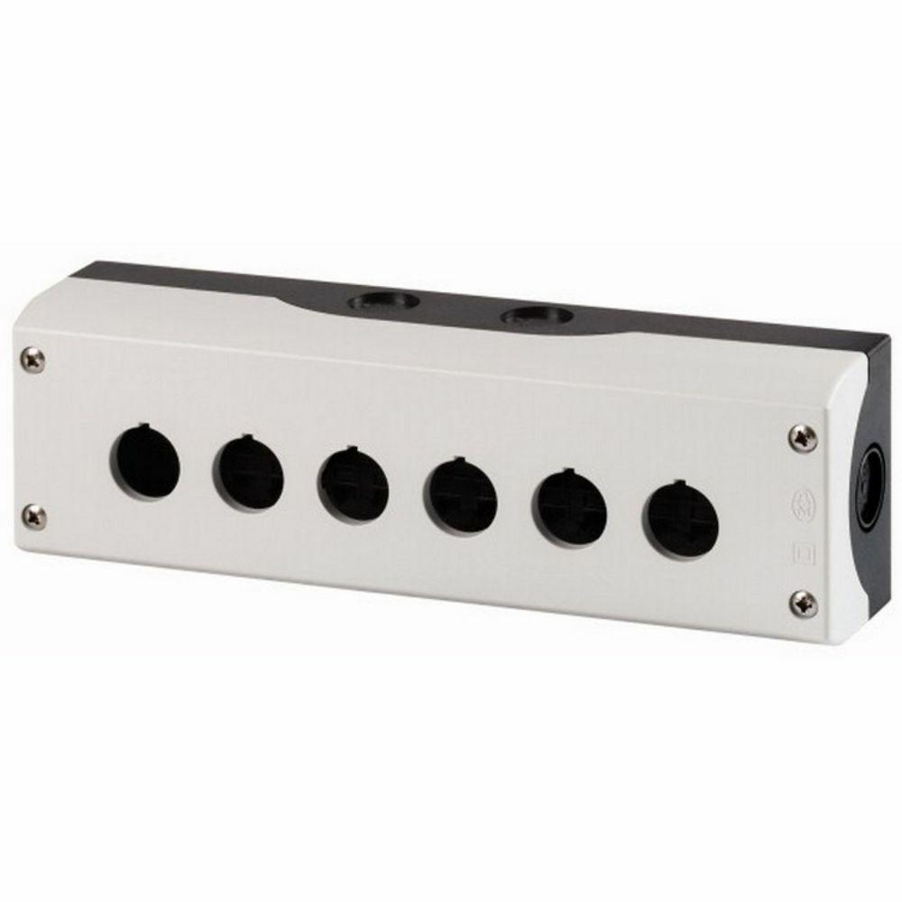 EATON 216540 BUTON AKSESUARI: BUTON KUTUSU, 6'Lİ, GRİ/SİYAH