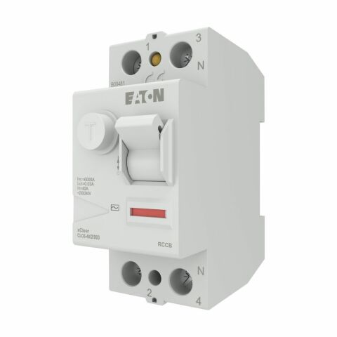 EATON CLC6-40/2/003 Artık Akım Devre Kesiciler (AC tipi) 2x40A, 6kA, 30mA-EATON