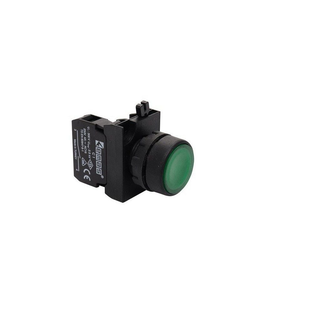 EMAS C PLASTİK START YEŞİL BUTON