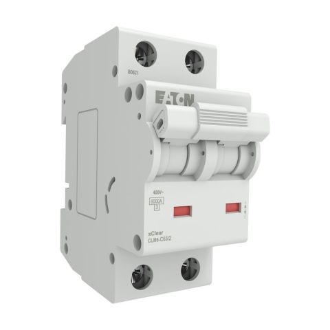 EATON CLM6-C63/2 Minyatür Devre Kesici - 6kA - C eğrisi - 2x63A-EATON