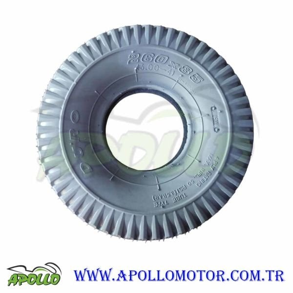 3.00-4 DURO DIŞ LASTİK AKÜLÜ ve ENGELLİ GRİ 4002
