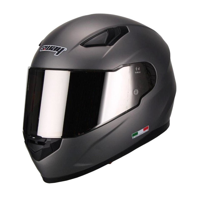 SWAY 816 SİYAH VİZÖRLÜ KAPALI KASK - TİTANİUM GRİ