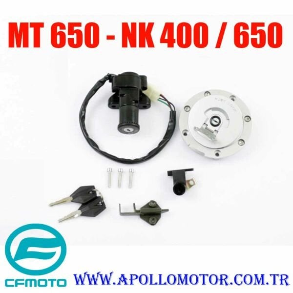 KONTAK ANAHTAR KİLİT SETİ CF MOTO (NK 400 / 650) - 650 MT ORJ.