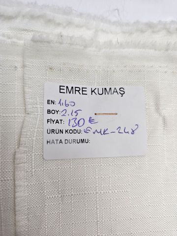 Ekru Ajursuz İsveç Keteni Kumaş