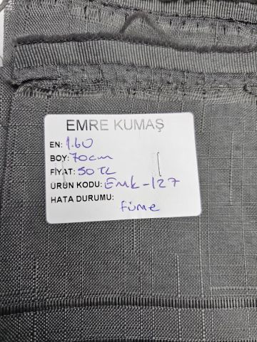 Füme Ajurlu İsveç Keteni Kumaş