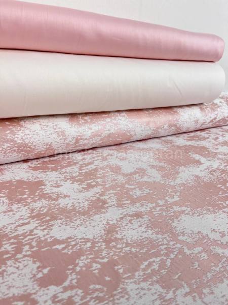 POWDER WHITE CLOUD CHENILLE PIQUE