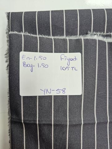 Çizgili Poplin Kumaş