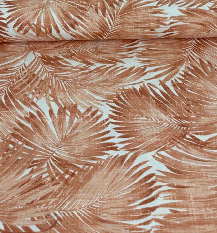 Palmiye Yaprak Desenli Duck Kumaş