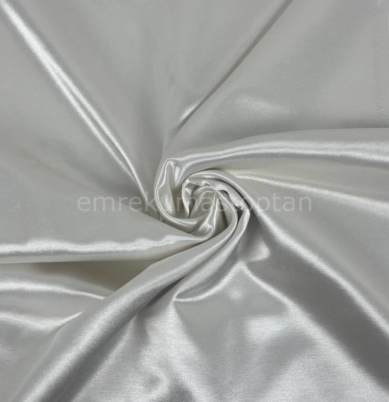 ECRU BRIGHT CRYSTAL COTTON SATIN