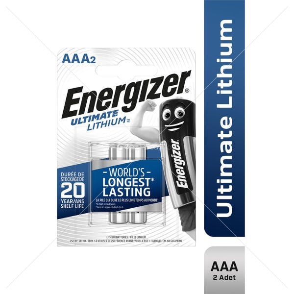 Energizer Ultimate Lithium Lityum Demir Disülfür AAA Pil