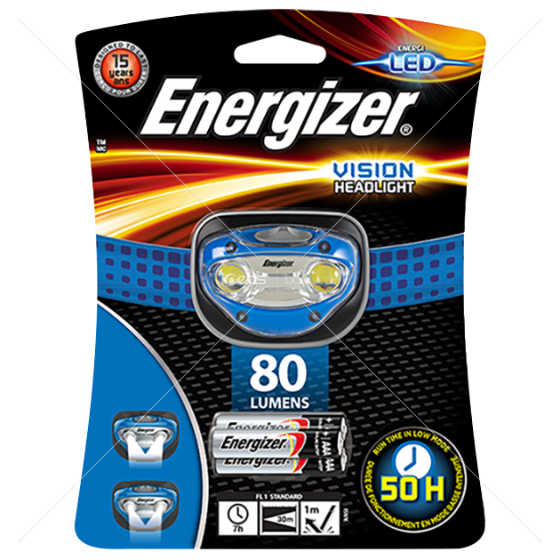 Energizer Vision Hd Plus Led Headlight 100 Lm 3xaaa Pil