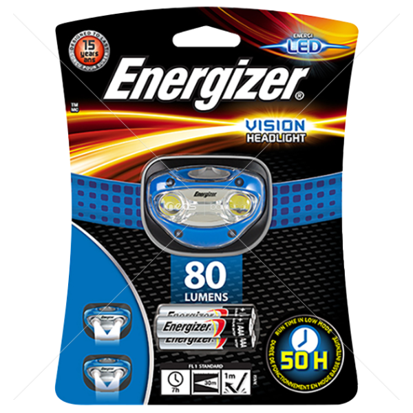 Energizer Vision Hd Plus Led Headlight 100 Lm 3xaaa Pil