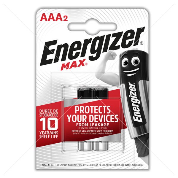 Energizer Max Alkaline AAA BP2 Pil 1 PCS
