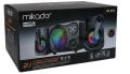 Mikado MD-BT28 5W+3W×2 BT,TF Card,USB, FM Radyo Siyah Led Işıklı Speaker