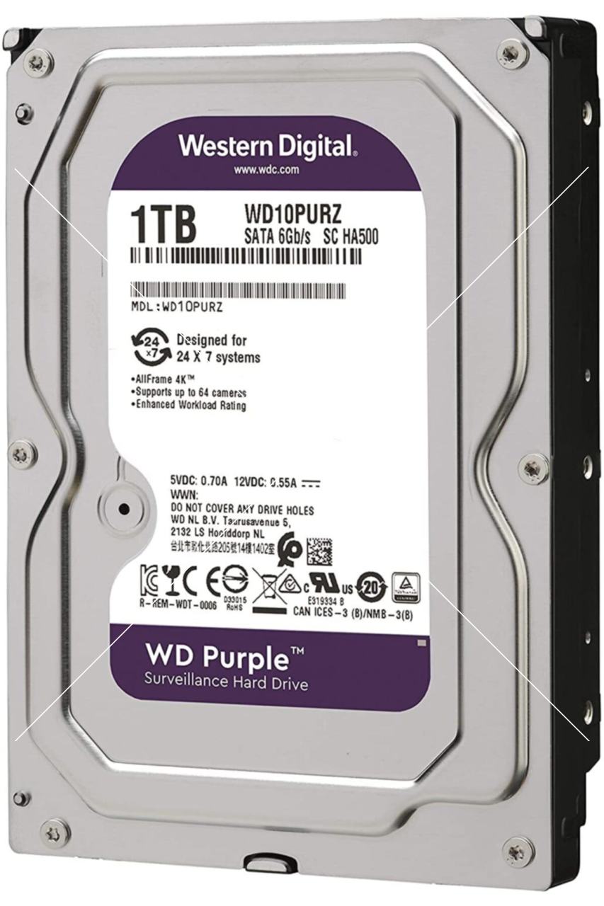 Western Digital Purple 1TB WD10PURX Sabit Disk