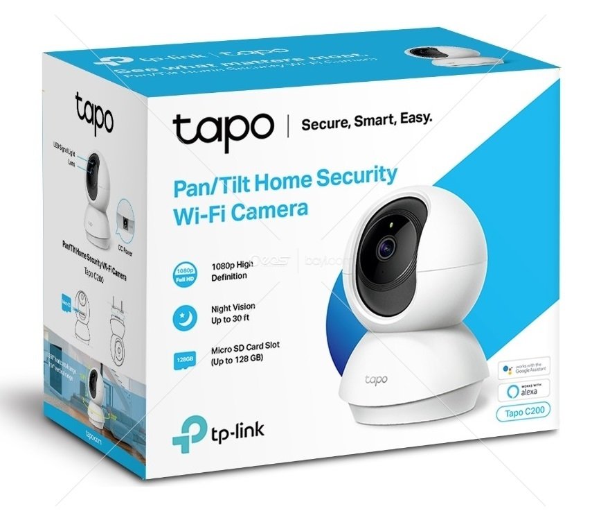 TP-Link Tapo C200 Full HD 1080p Gece Görüşlü 128GB Micro SD Destekli Wi-Fi Kamera i-Fi VAR