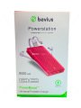 Bevius BVS-P58 8000mAh Powerbank Micro+Typce+Lightning+USB Pink