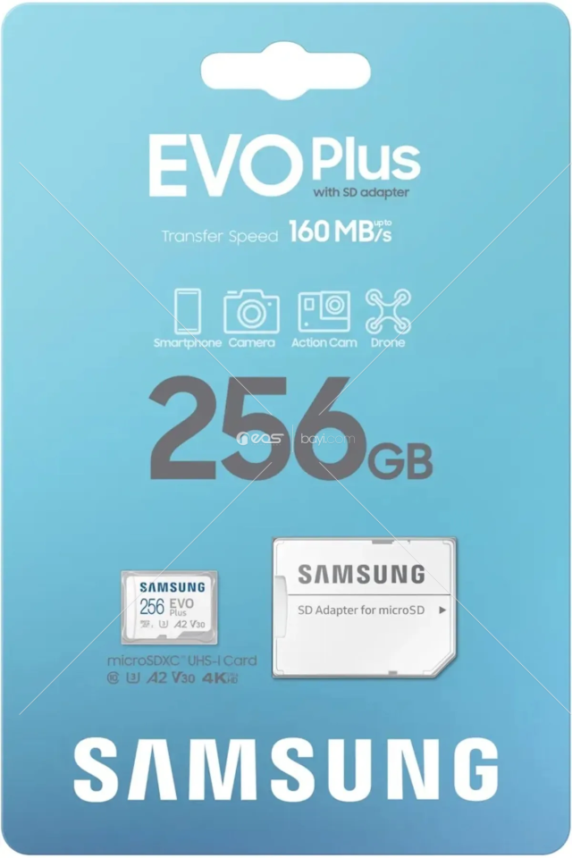 Samsung Evo Plus 256 GB microSDXC 130MB/sn MB-MC256KA/TR Hafıza Kartı