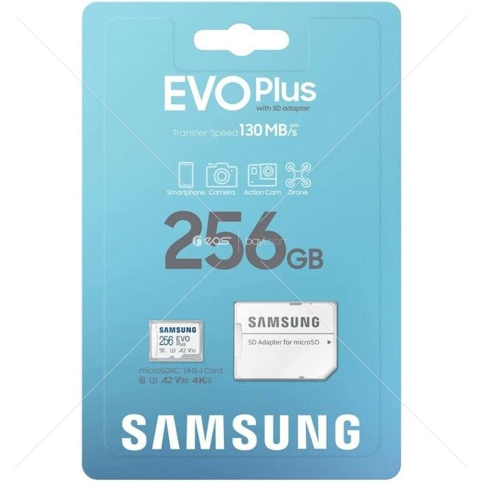 Samsung Evo Plus 256 GB microSDXC 130MB/sn MB-MC256KA/TR Hafıza Kartı