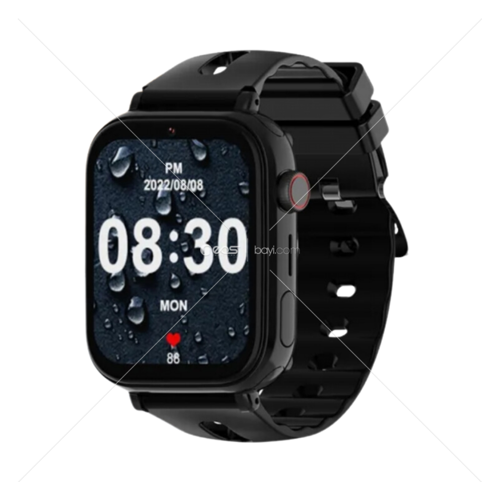 Wonlex KT23 4.5 G Sim Kartlı Akıllı Saat Görüntülü Konuşma  Black