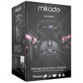 Mikado MD-814KP 15W, 3.7V1200mAh Siyah Kablolu Mikrofon AUX /USB/TF/Bluetooth FMli LED Işıklı Speaker