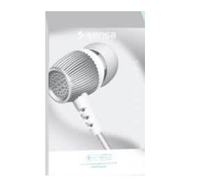 K161 Microphone Super Bass+Tiz Sport Headset White