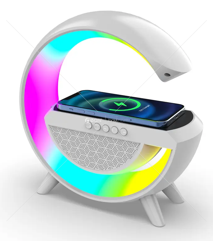 RGB Wireless Charger BT Speaker Light Night