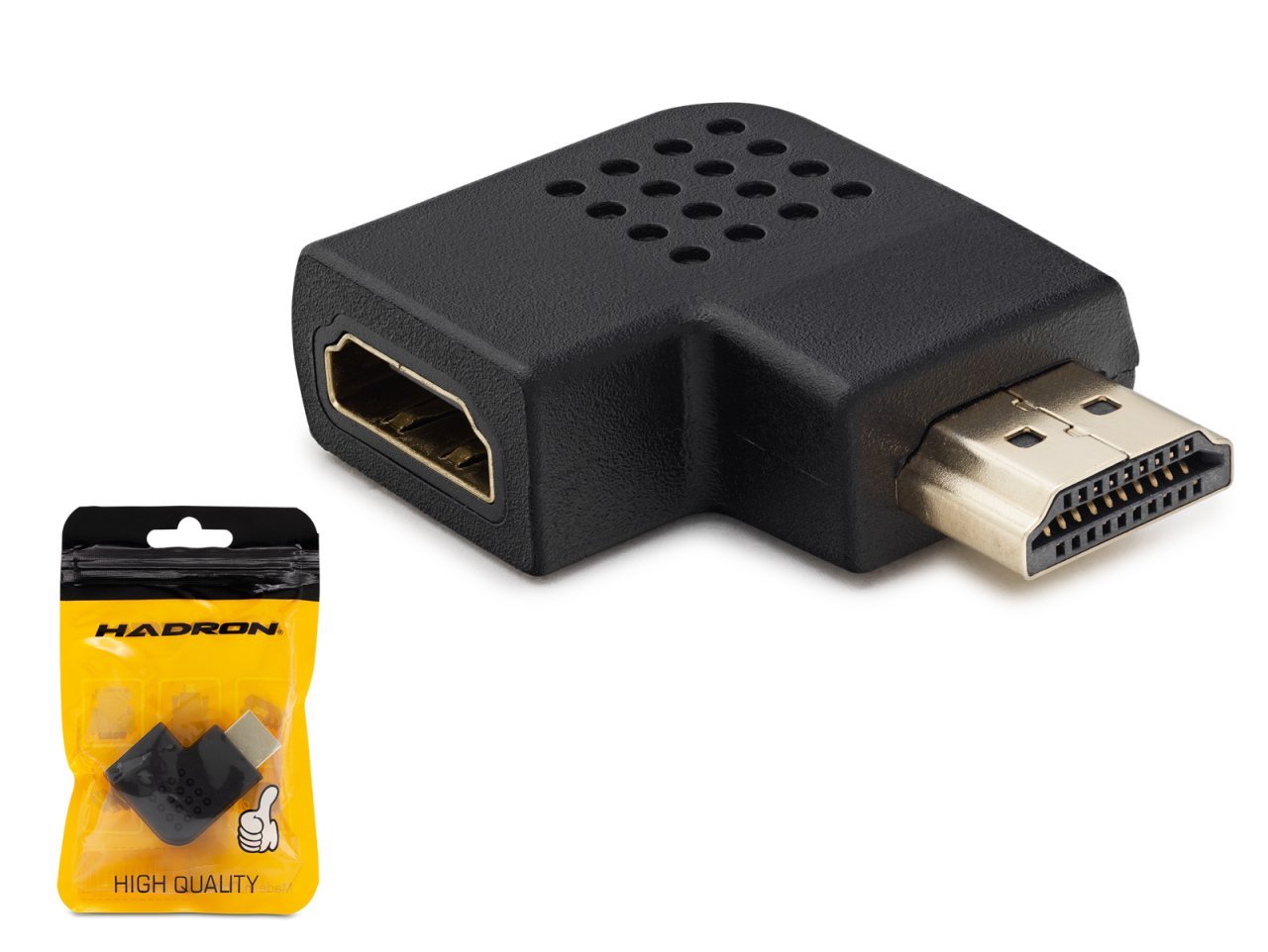 HADRON HN4464 ADAPTÖR HDMI M/F 19P YATAY L TİP