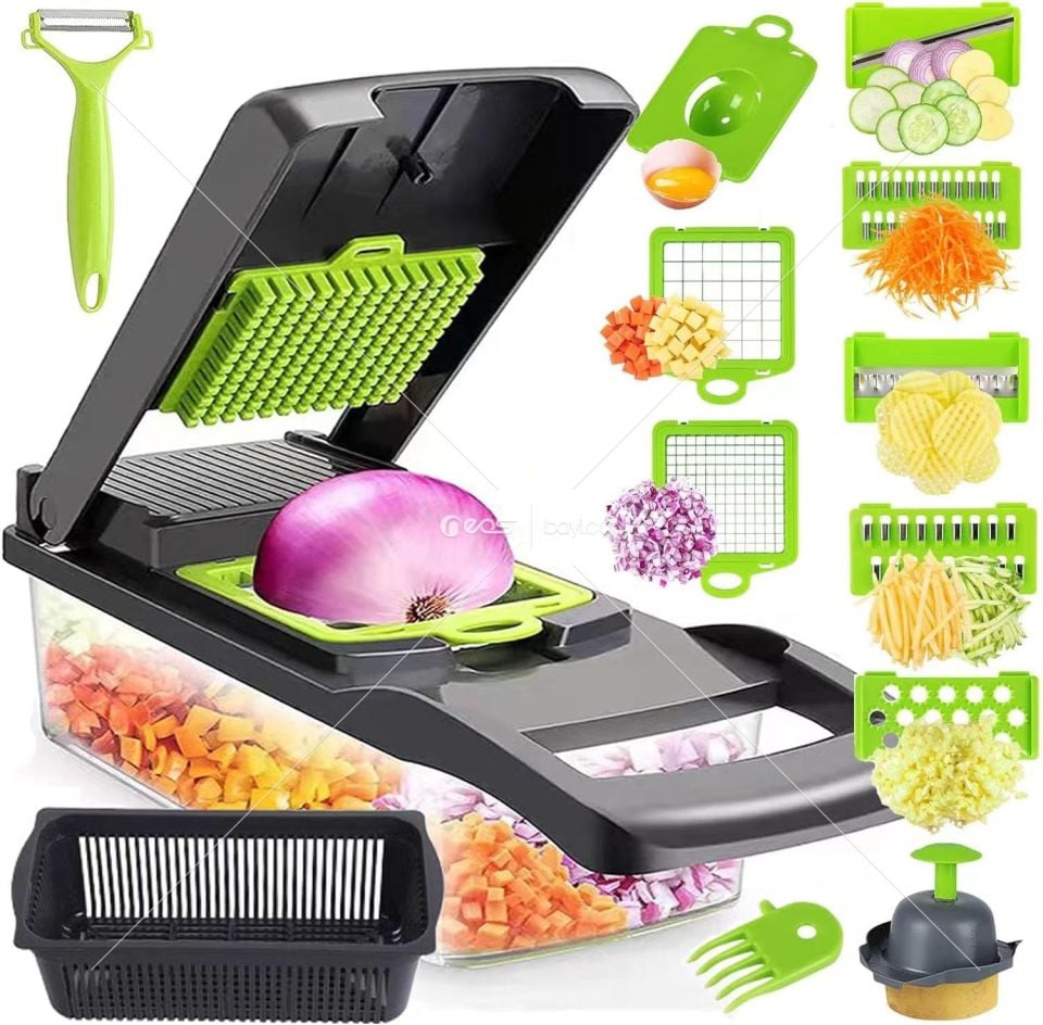 Çok Fonksiyonlu Sebze Doğrayıcı - Vegetable Chopper 15 in 1