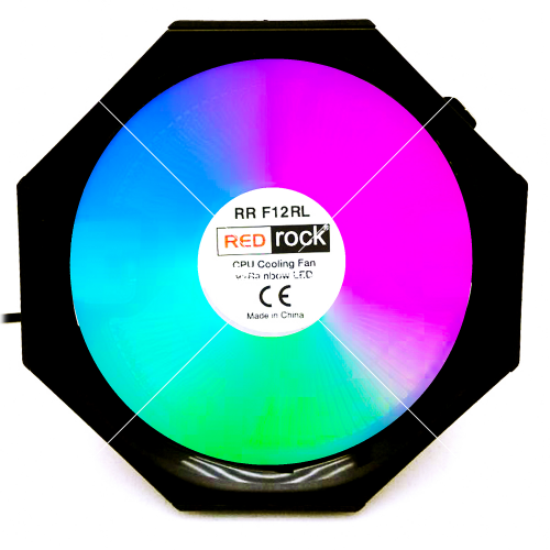 Redrock F12RL Rainbow Cpu Fan Univerisal