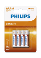 Philips R03L4B/10 LongLife AAA İnce Kalem Pil 36 Paket 4'lü