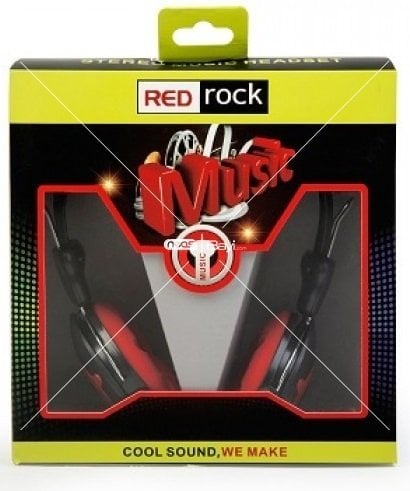 Redrock HP668R Mikrofonlu Kulaklık Siyah-Kırmızı