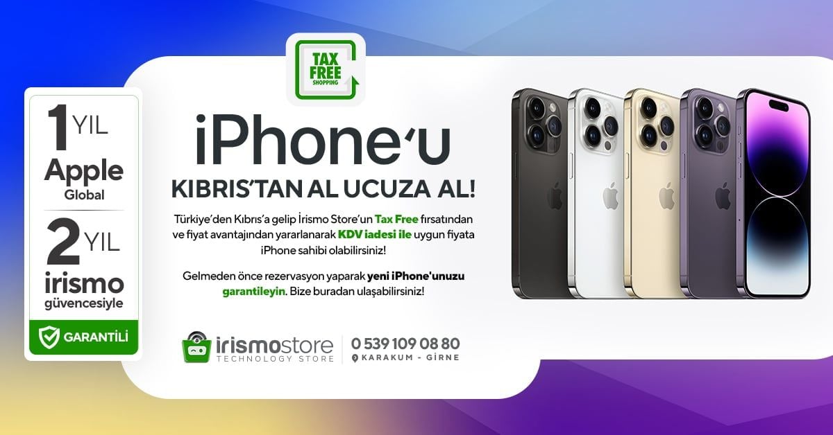 Kıbrıs'ta Uygun Fiyata iPhone Nasıl Alınır? İrismo Store ile Alışverişin Keyfini Çıkarın