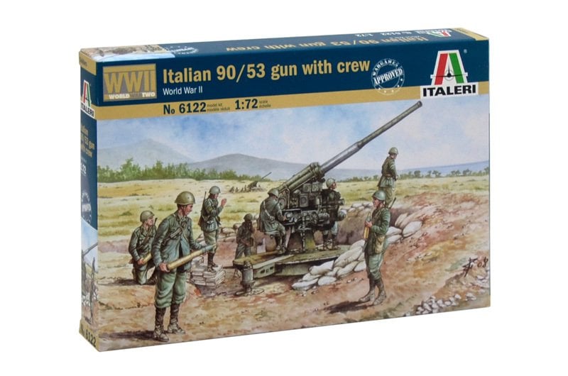 ITALIAN 90/53 GUN with CREW