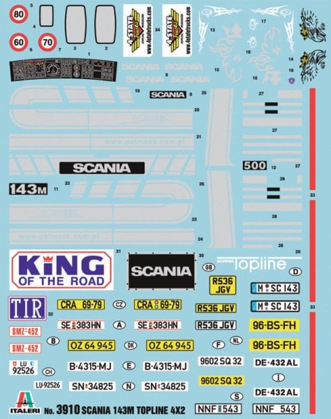 1/24  SCANIA 143M TOPLINE 4x2